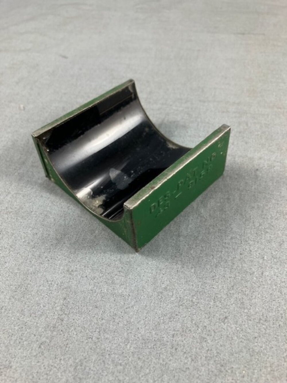 Vtg 30s Glass Safety Razor Blade Shaving Velvet Hone Sharpener Barber Supply